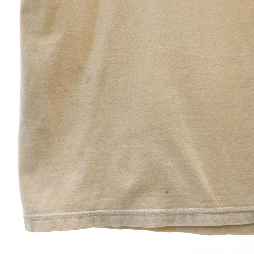 Ron Herman fabricat în Japonia Tricou cu mânecă scurtă cu gât în V M bej Bărbați Folosit