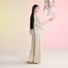 Sancai New Chinese Style High-Waist Wide-Leg Pants