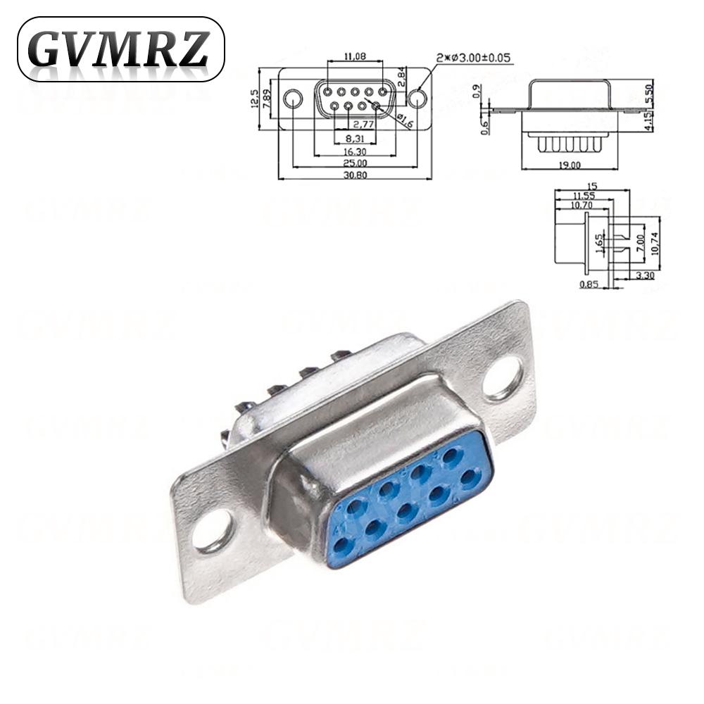 5PCS RS232 DB9 DB15 DB25 DB37 Connector Serial VGA Male Female Solder Type Plug D-SUB Male Plug Socket Connector