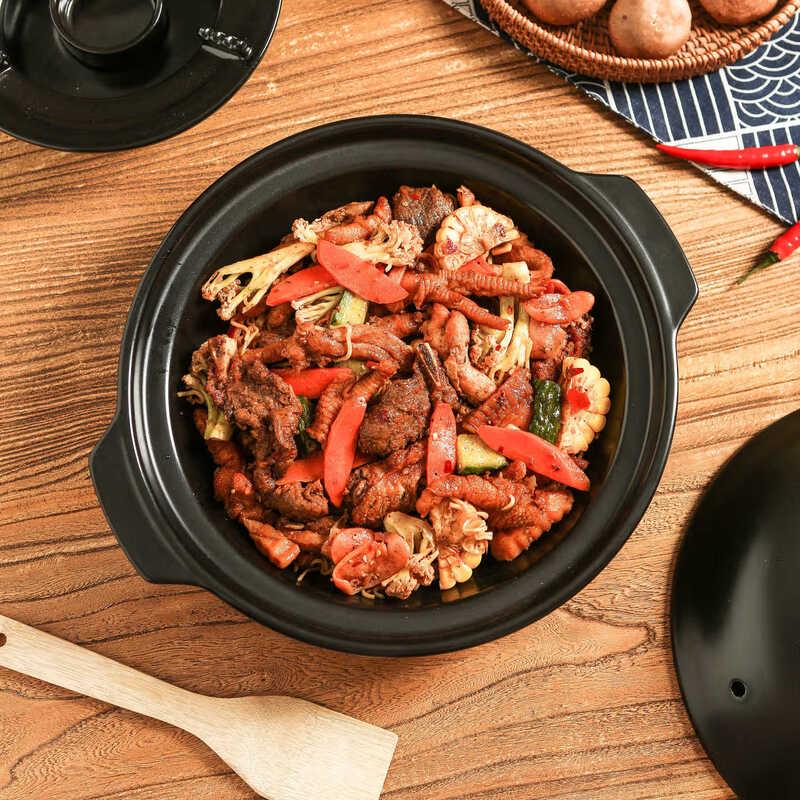 PuPan Ceramic Dry Pot with Alcohol Stove