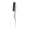 Nylon Bristles Teasing Hair Brush Slick Back Hair Brush with Rattail Pick Teasing Hairbrush for Sectioning and Parting