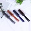Salon Household Professional Rib Comb of Men’s Pomade Hair Styling Massage Curling Hairbrush for Inner Buckle Modeling