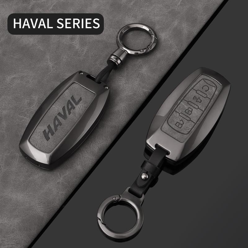 Great Wall Haval Jolion 2022 H6 H7 H4 H9 F5 F7 F7X F7H7X F7H2S GMW Dargo Car Zinc Alloy Key Cover Keychain Interior Accessories