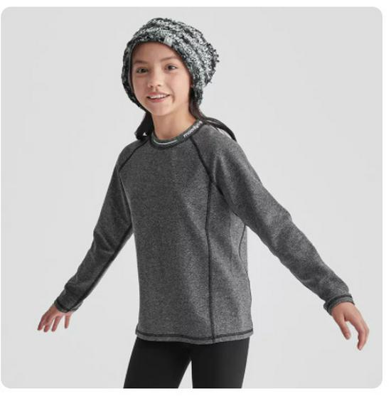 Dětské funkční tričko s dlouhým rukávem na jógu a fitness