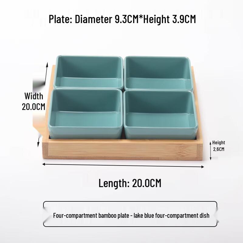 

Multi-Compartment Snack & Serving Tray