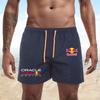 Red Bull Pantaloncini da Spiaggia da Uomo con Stampa F1 Asciugatura Rapida 2026 Costume da Bagno Estivo