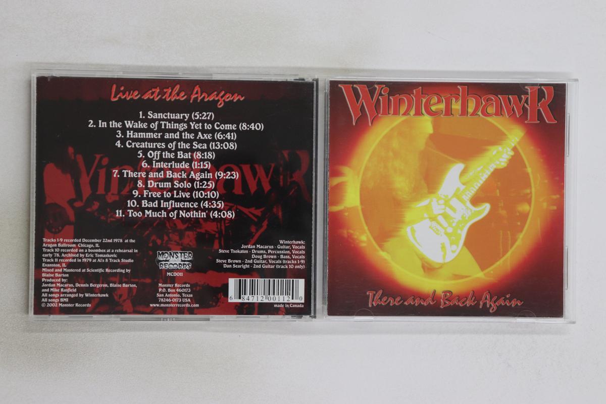 

CD WINTERHAWK - There And Back Again MCD11 MONSTER 2002 Canada Rock Used