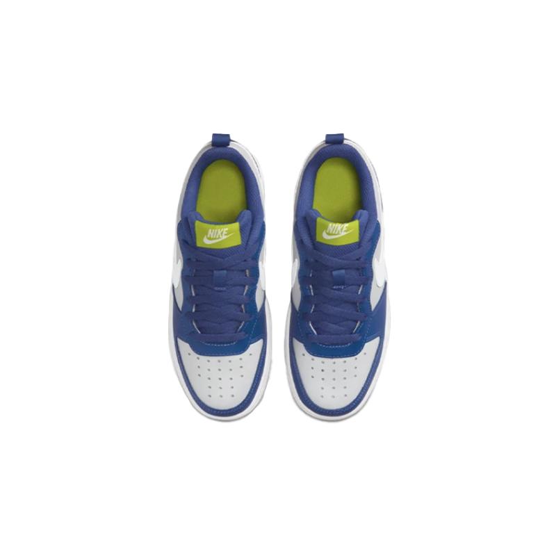 Nike Court Borough Low Grey Fog Mystic Navy GS Sneakers BQ5448-016