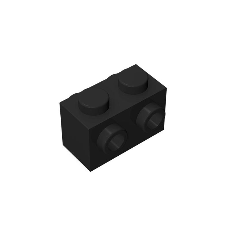 20pcs MOC Parts 52107 Block Modified 1 x 2 featuring Studs on 2 Sides Works With DIY Assmble Construction Blocks Particle Kid Toy Present