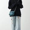 Maison Margiela Glam Slam Digital Patch Decorated Chain Shoulder Strap Lambskin Clutch Crossbody Bag Women Bags Blue-Green S56WF0161P4300T6103