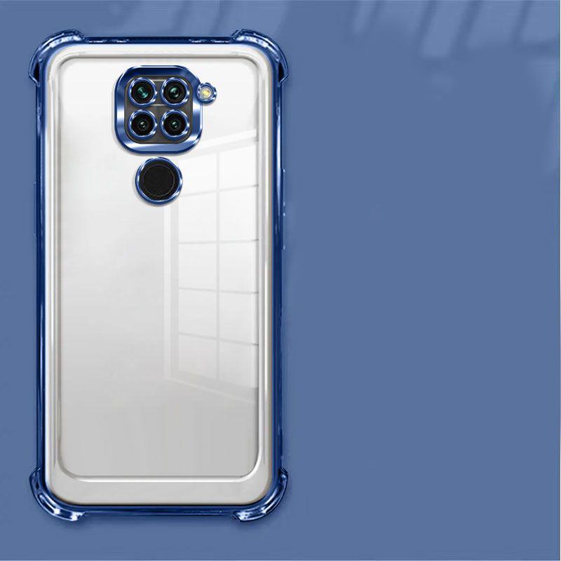 For Xiaomi Redmi Note9 4G Case Redmi Note 9 Phone Case Shiny Glitter Plating Silicone Camera Lens Soft Back Cover