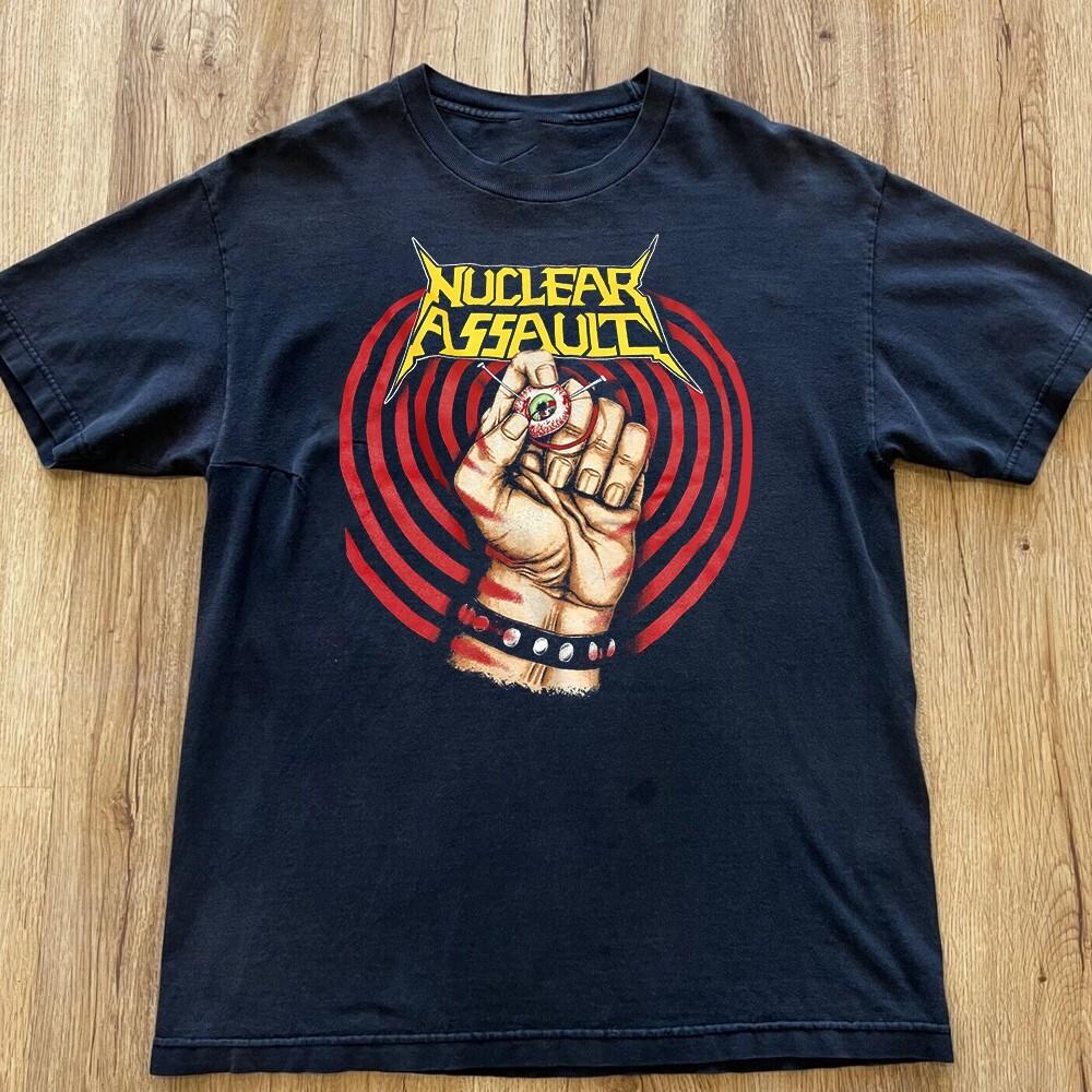Retro Nuclear Assault Short Sleeve Unisex All Size 9D671 S разноцветный