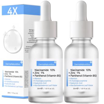 [Derma Nature Su] Niacinamide 10% Zinc Serum, Non-Greasy Formula, 30ml, 2 Pack