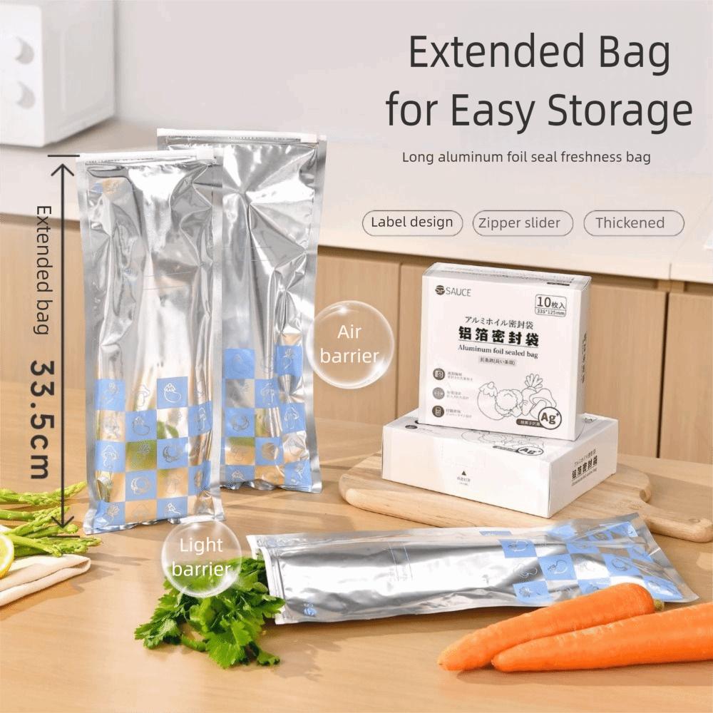 Reusable Food Sealing Bags Zip Lock Kitchen Fresh Bag Food Storage Bag Kitchen Refrigerator