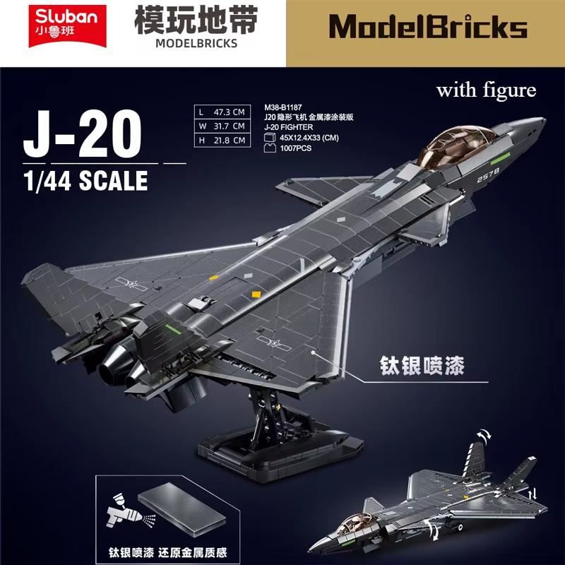 Military Fighter Jet Building Blocks MOC Stealth Fighter Helicopter Tank Aircraft Model DIY Assembly Bricks Toy Gift for Boys