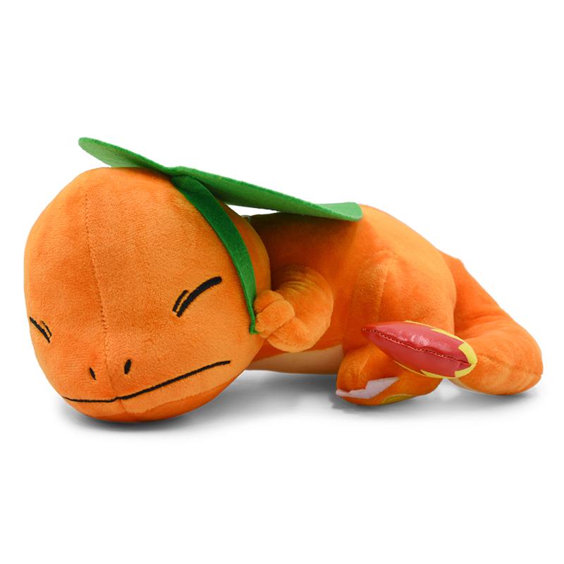 Charmander Sleeping Plush Stuffed Animal Cartoons Doll Soft Cute Character Plush Toy Stuffed Animal Collectible Toy