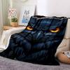 1pc Night Owl Blanket Lightweight Blanket Throw Blanket For Sofa, Bed, Travel, Camping, Livingroom, Office, Couch, Chair Yy251010007