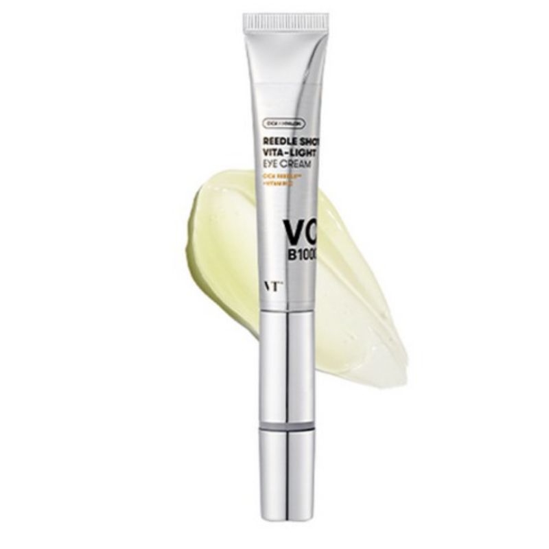 VT COSMETICS Reedle Shot Vita-Light Eye Cream 15ml – Brightening & Wrinkle Care Eye Cream with Niacinamide, Panthenol & Retinol