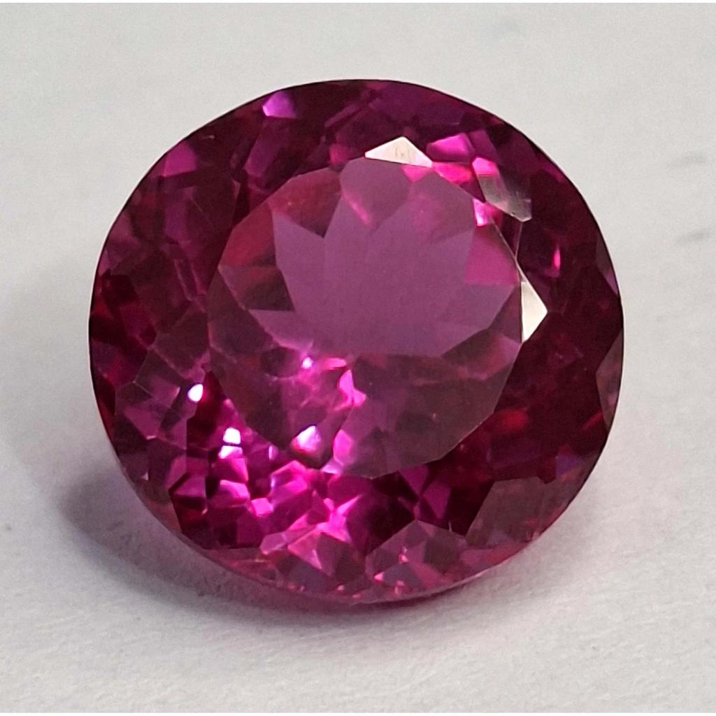 17-19 Ct Natural Pink Spinel Round Cut Flawless Certified Loose Gemstone