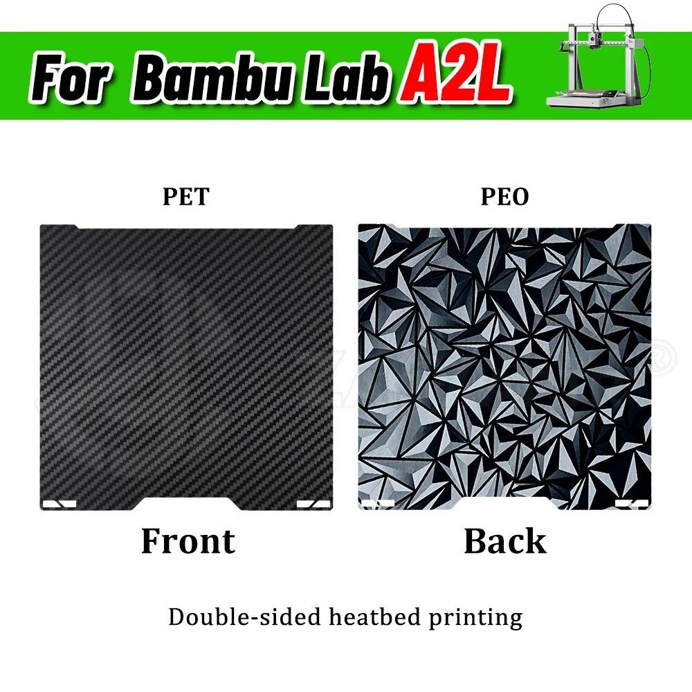 Bambu Lab H2C A2L 335*325mm Bauplatte Doppelseitig Glatt Texturiert Druckbettplatte 3D-Drucker Ersatzzubehör