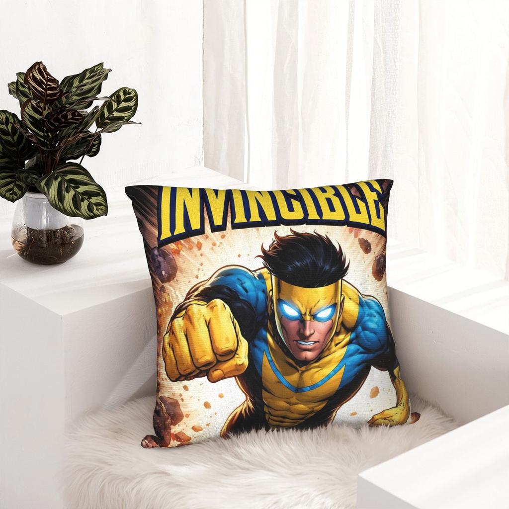 Decorative Pillowcase Invincibles Comic Merchandise Home Throw Pillow Case Cover Zipper Multi-Size