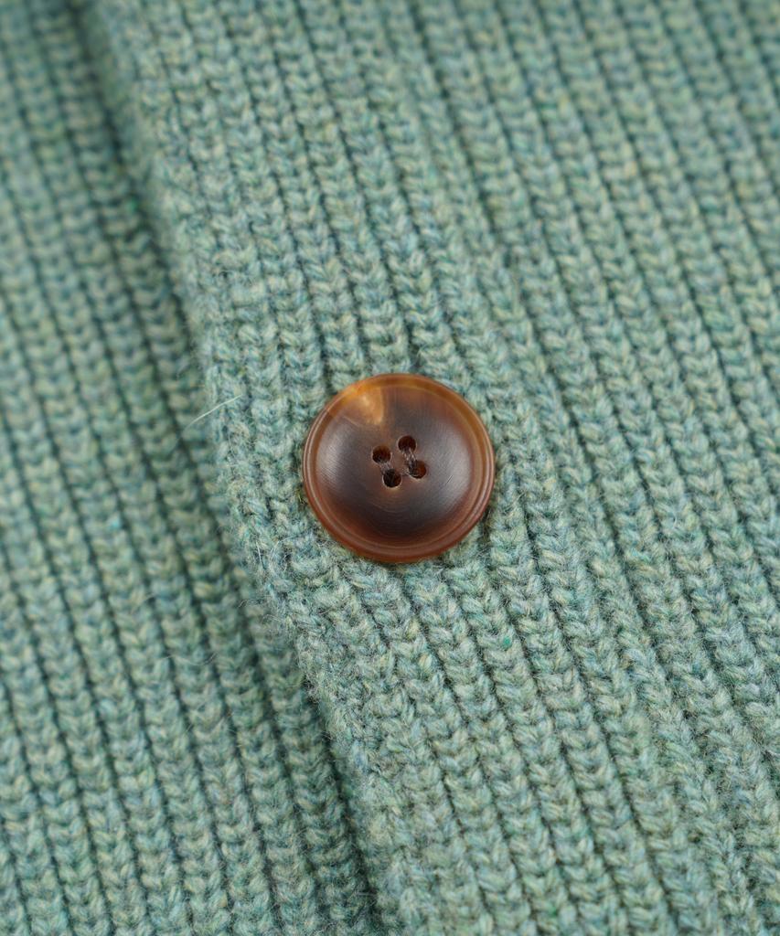 Frizmworks Ultra Heavyweight Collar Cardigan _ Jade Green