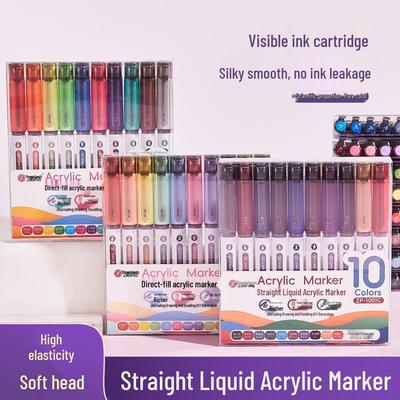 Magic Soft-Tip Acrylic Marker Pen with Large Ink Reservoir for Student Art & Drawing
