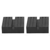 2 Pcs Jack Rubber Pad Universal Slotted Frame Rail Pad Adapter Good Crush Resistance Jack Lift Puck