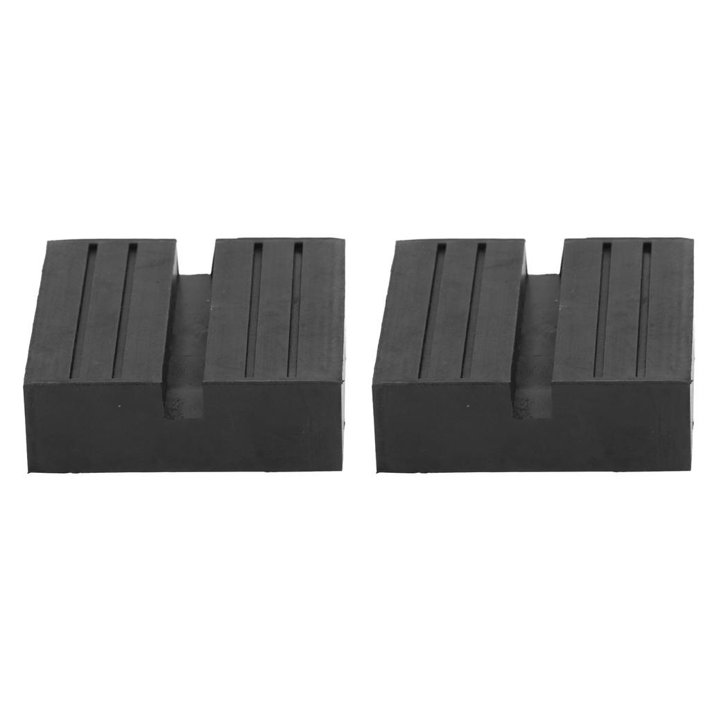 2 Pcs Jack Rubber Pad Universal Slotted Frame Rail Pad Adapter Good Crush Resistance Jack Lift Puck