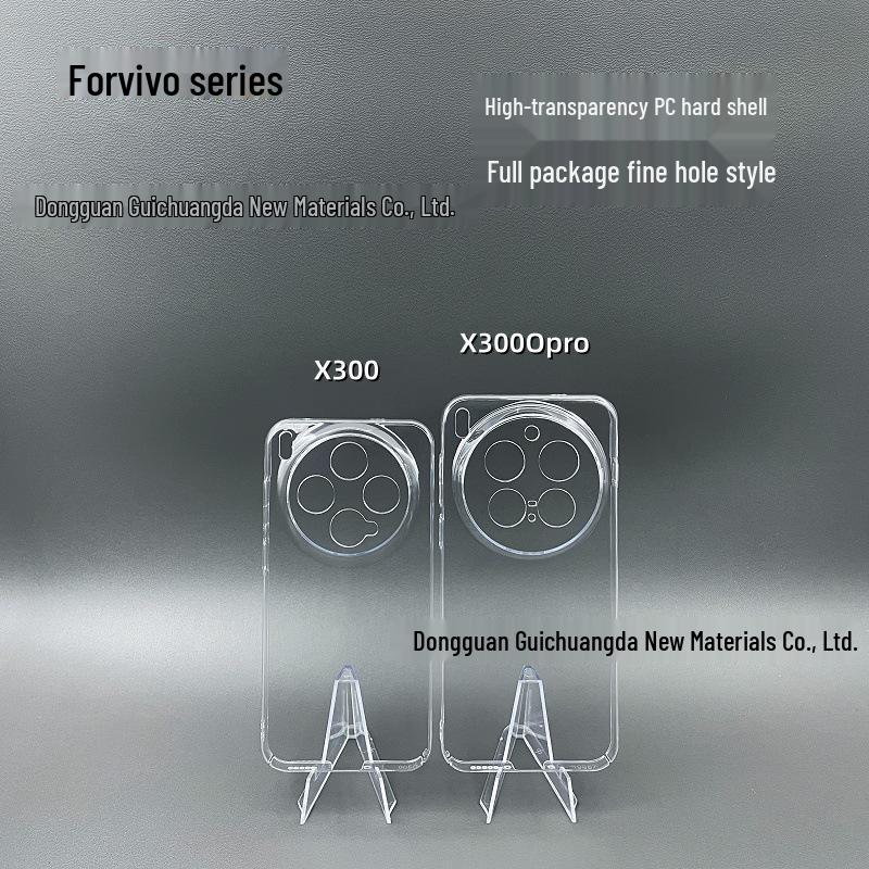 vivoX300 Transparent Phone Case: X300Pro Full Coverage, X200 Anti-Drop DIY Protective PC Hard Shell