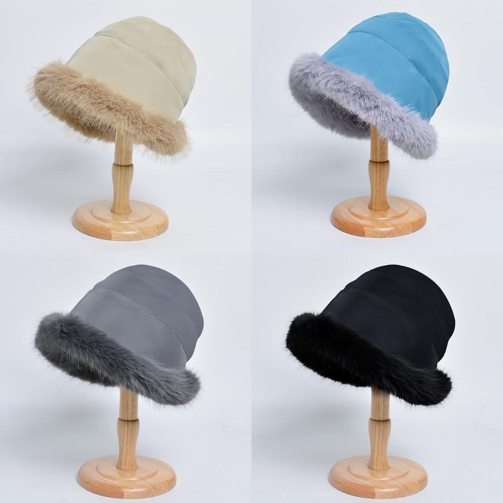 Winter Bucket Hat With Windproof Waterproof Features For Women Outdoor Use