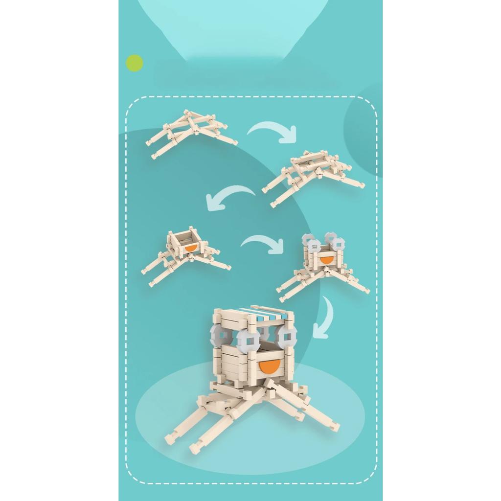 Wooden Building Blocks Set Toddler Natural Wood Block Montessori Learning Toy Stacking Toys Building Blocks Gifts for Kids Age 3