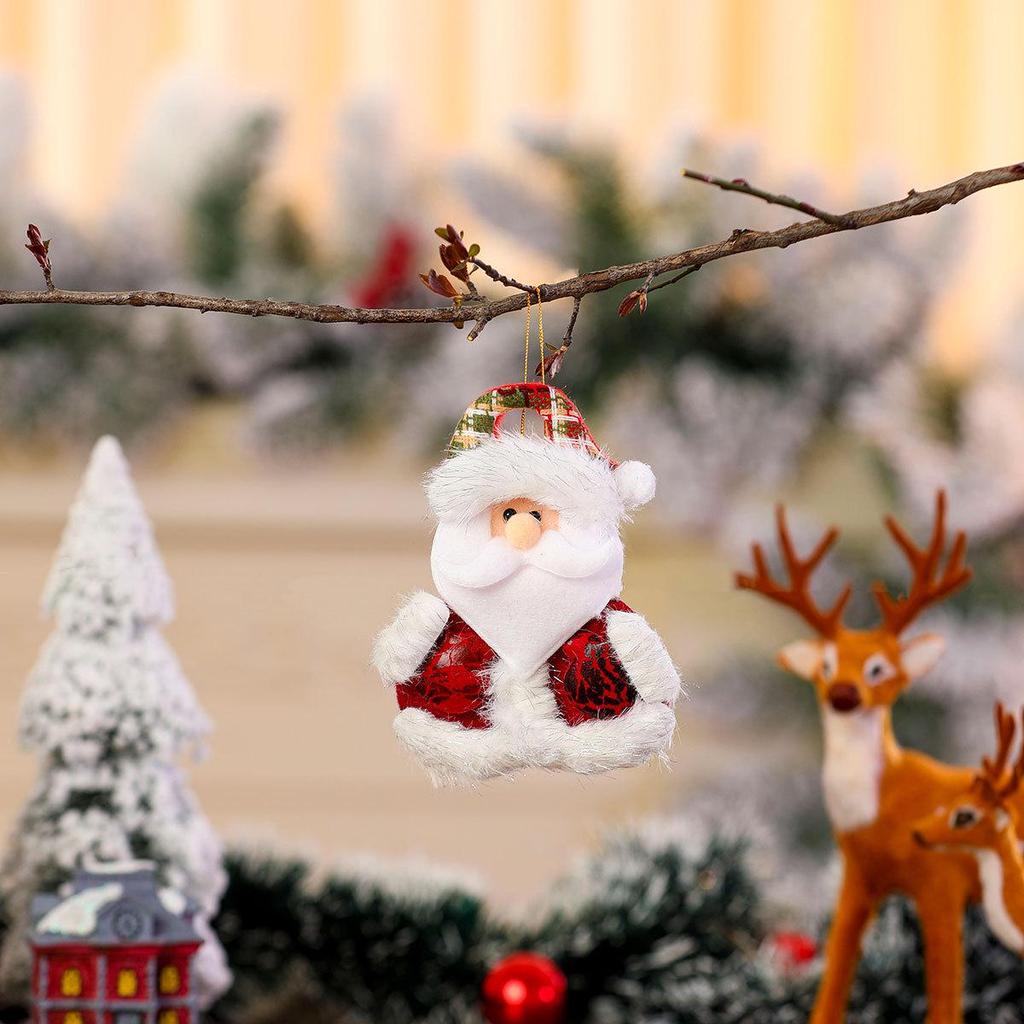 Colección de Colgantes de Muñecos de Tela Nuevos 2025: Adornos para el árbol de Navidad y pequeños regalos