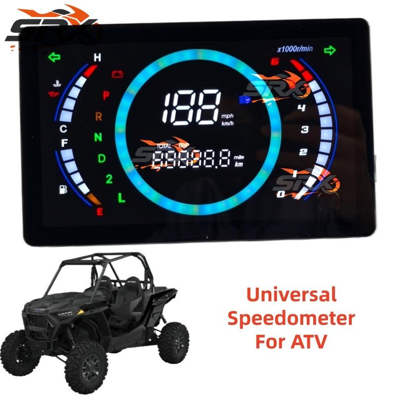 For ATV Meter Universal Digital Meter Motorcycle Speedometer Odometer Tachometer For AT Automatic