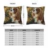 Benutzerdefinierter Cavalier King Charles Spaniel Quadratischer Kissenbezug Kissen Komfort Wurfkissen Sofakissen Für Zuhause Schlafzimmer