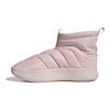 adidas Adipuff Moda Tendência Antiderrapante Resistente ao Desgaste Tênis Casuais de Cano Alto Unissex Tênis Casuais Rosa JR0072