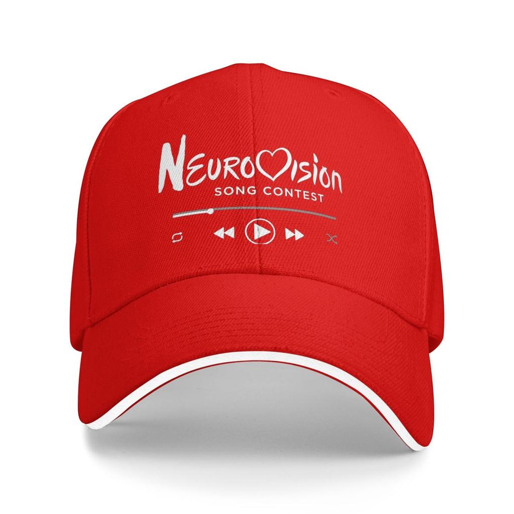 Logo Eurovize Kšiltovky Snapback Baseballové čepice Prodyšné Ležérní Casquette Venkovní Unisex