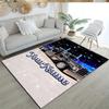 Peterbilt Heavy Trucks Customize Your Name Carpet Perfect for Game Room Decorate Room Bedrooms Playrooms Anti-slip Rug Office Home Decor