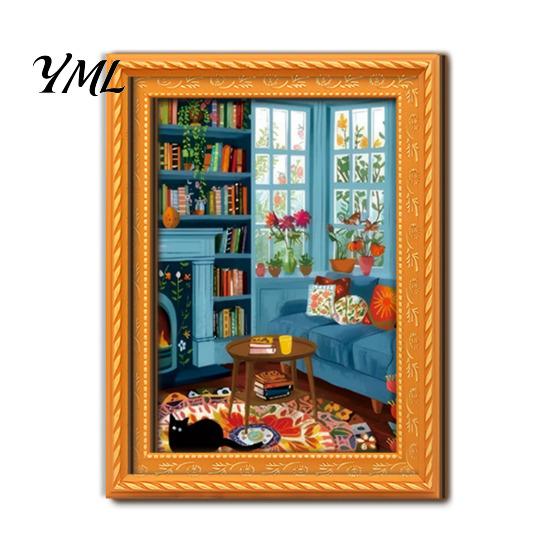 Vintage Style Photo Holder for Office Locker Cute Cat Magnetic Fridge Magnet, Wooden Picture Frame, Fun Reusable Frame Set Cabinets Scene Decor Metal