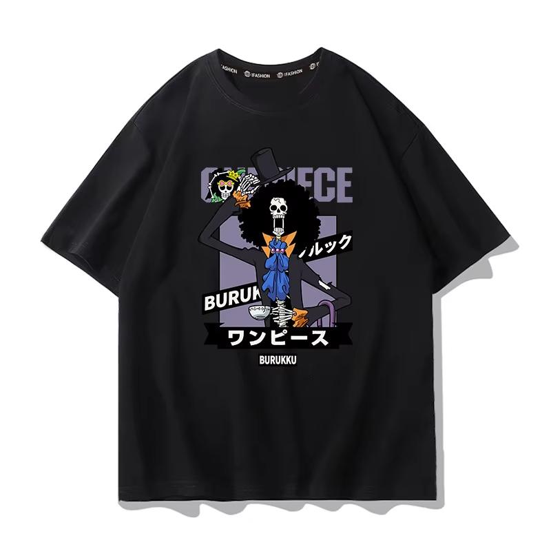 One Piece Pattern Tshirt Anime Tshirt Mens Style Summer 2026 Fashion Short Sleeve Shirt