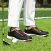 Waterproof Golf Shoes Women Spikes Golf Sneakers Gym Walking Shoes with Spikes Comfortable Training Golfing Spiked Shoes Leather