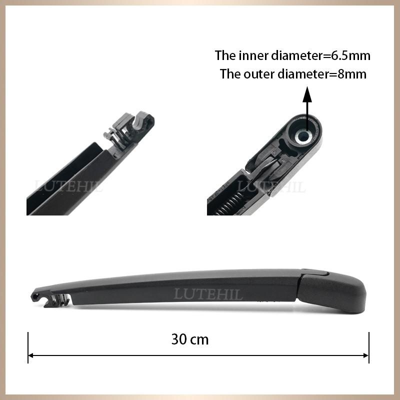 Wiper 14" Rear Wiper Blade & Arm Set Kit For Mazda CX-5 CX5 MK1 2011-2017 2012 2013 2014 2015 Windshield Windscreen Rear Window