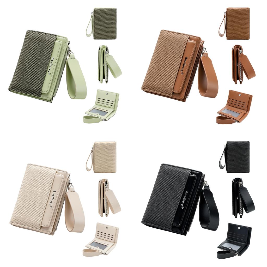 Minimalist Pu Womens Short Wallet With Card Holder And Coin Pocket For Daily Use