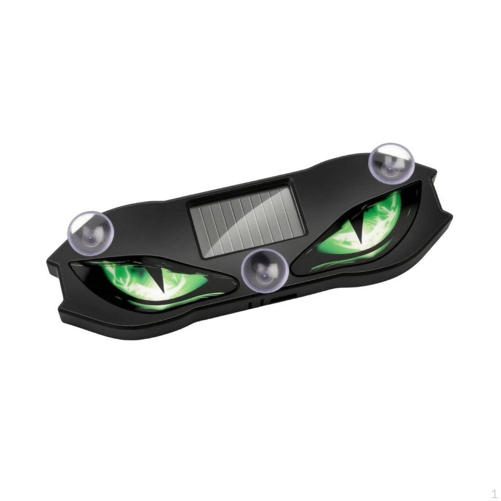 Dynamic LED Automotive Mood Light Evilocular Lamp Solar Powered Suction Warning