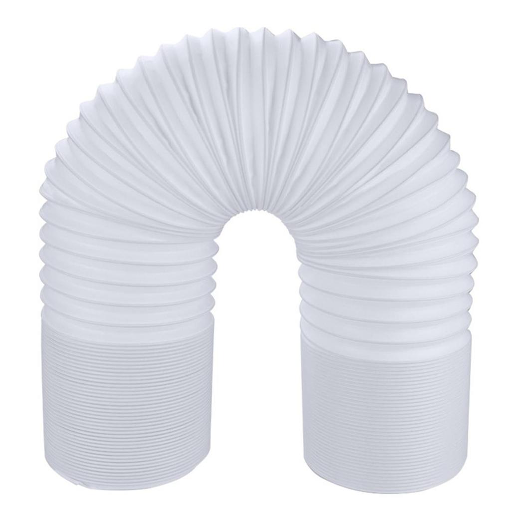 Tubo Flessibile in PVC per Scarico Condizionatore d'Aria Lunghezza 2 Metri Design a Spirale Sinistra Resistente e Leggero per Sistemi di Ventilazione