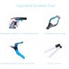 Foldable Gripper Extender Hand Tools Litter Reachers Pickers Collapsible Garbage Reacher Grabber Pick Up Tools Foldable Gripper