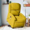 Foldable Massage Armchair, Lift-Up, Yellow, Velvety