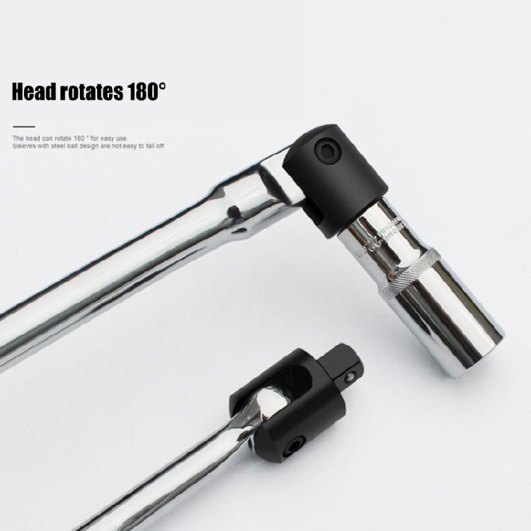 High Carbon Steel F Rod Sleeve Spanner Socket Wrench Suitable for Auto Mechanic Strong Lever Steering Handle Repair Tool