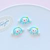 30/150PCS Cute jade dog resin diy jewelry yellow five-star hair clip mobile phone shell hole shoe patch shoe flower accessories