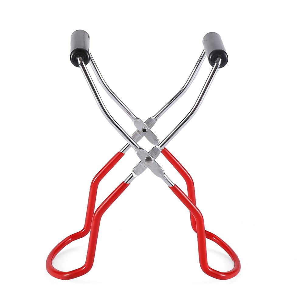 Canning Jar Lifter With Grip Handle Stainless Steel Can Tongs Clip Non-slip Jar Clip Glass Bottle Holder Wide Mouth Bottle Clamp